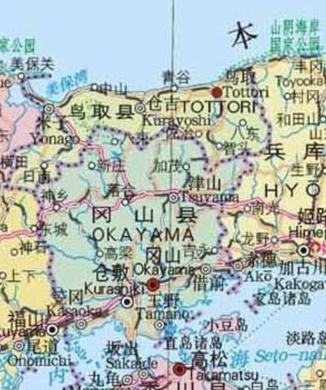 世界旅游地图揽胜—亚洲日本冈山县