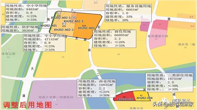 南昌县规划调整，这里将建幼儿园、中小学，中医院及周边规划有变