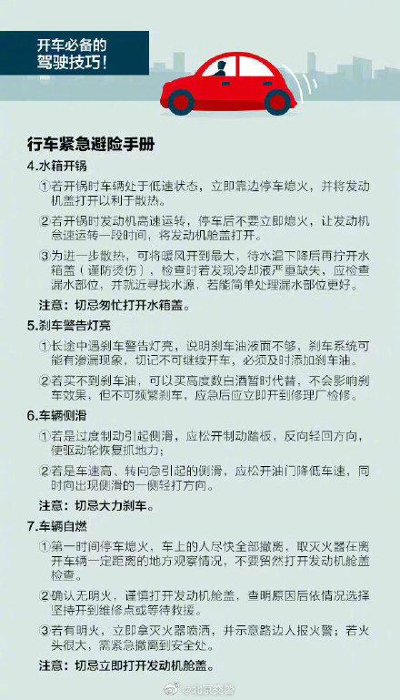 开车必备！你一定要了解的驾驶技巧