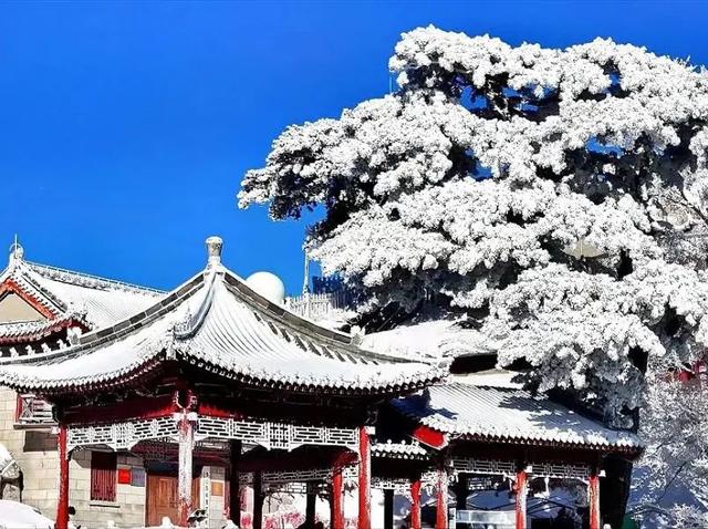 “踏雪寻梦•华山论剑”雪后初晴的华山五峰你最pick哪一个?