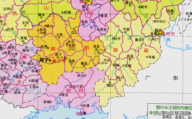 广西的区划调整，14个地级市之一，贵港市为何有5个区县？